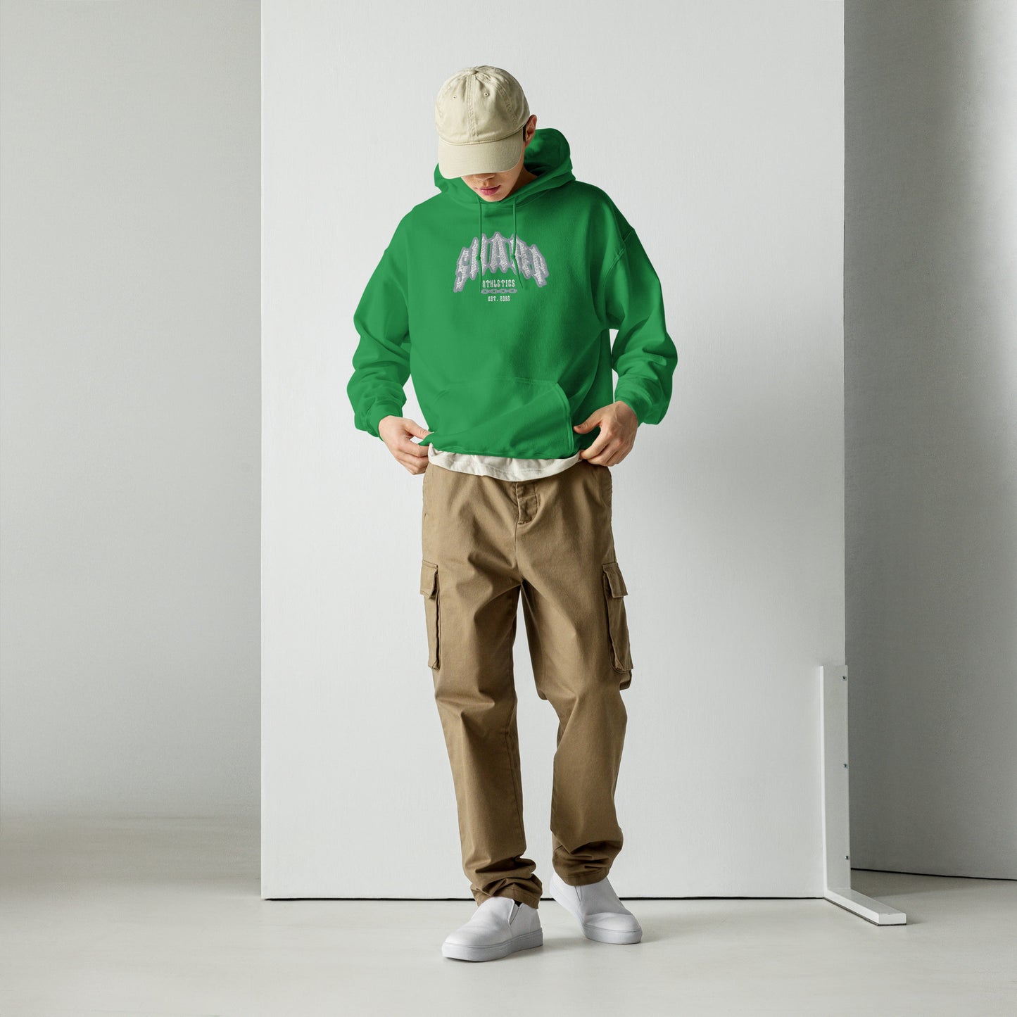 Green SHARP Logo Hoodie