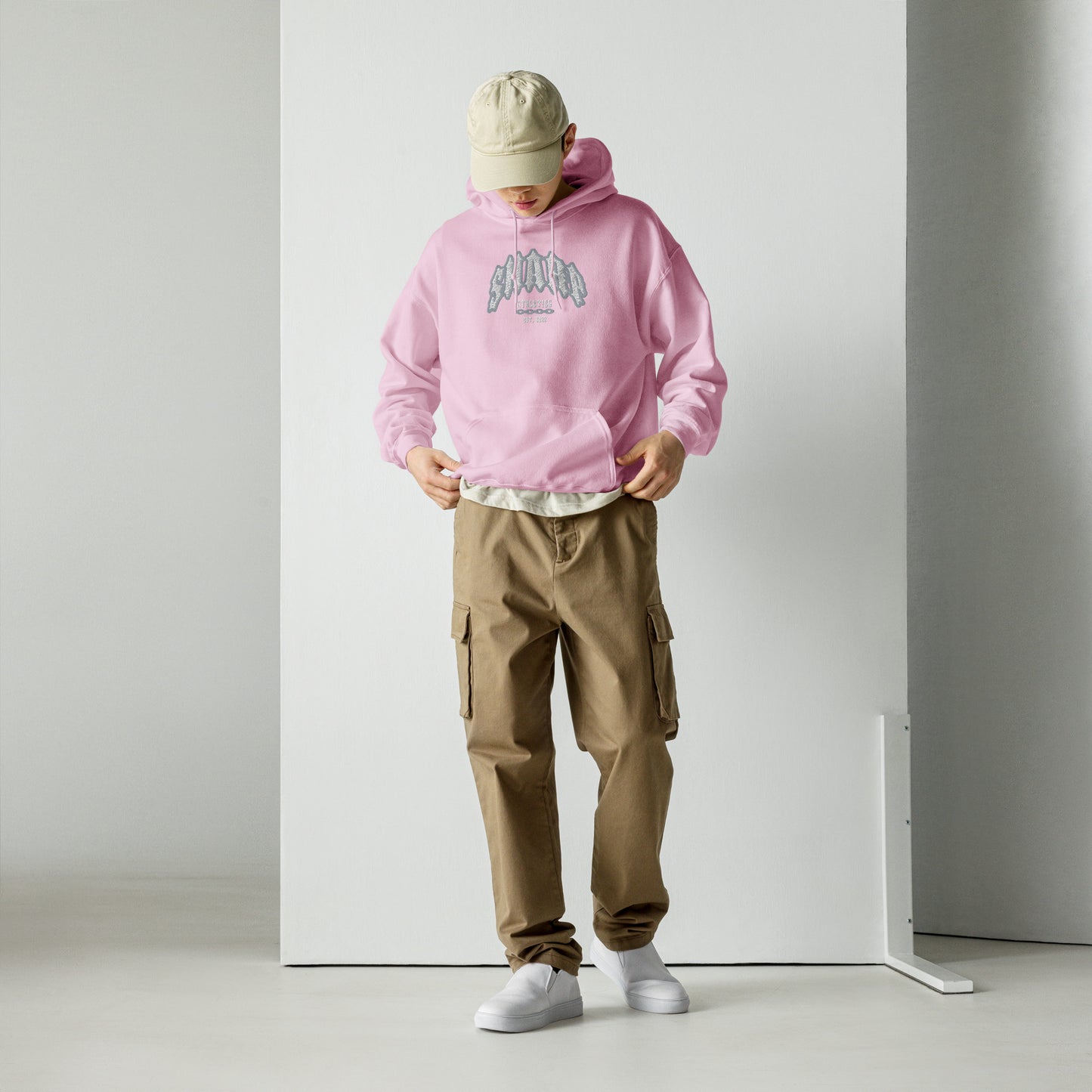 Pink SHARP Logo Hoodie